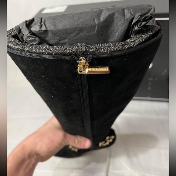 Karl Lagerfeld Maryam Tall Knee High Black Boot - Picture 4 of 4